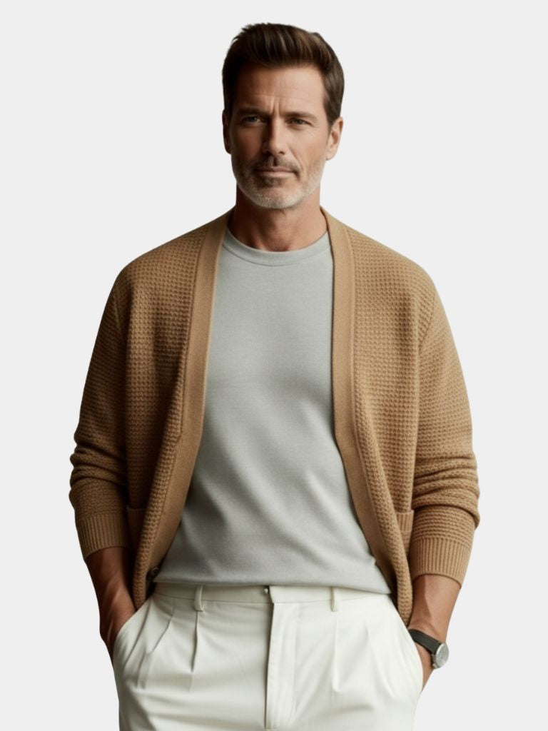 Classic Jacquard Blazer — North Row | Side View