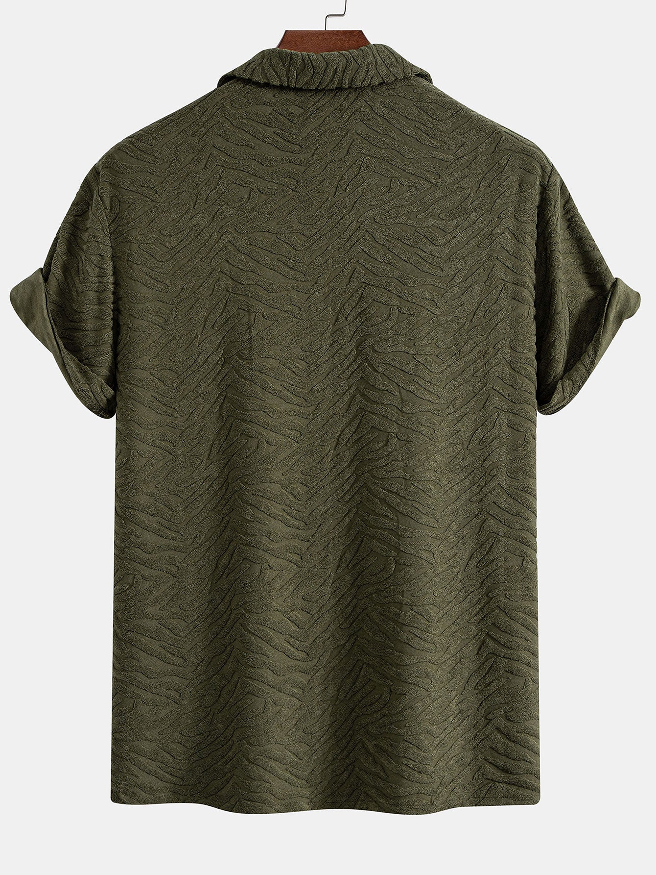 Animal Texture Terry Cuban Shirt & Shorts — North Row | Lifestyle