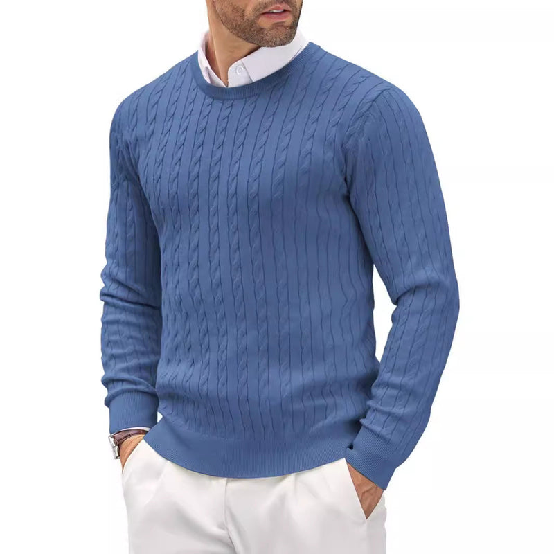 Chamon Cable Sweater — North Row | Front View