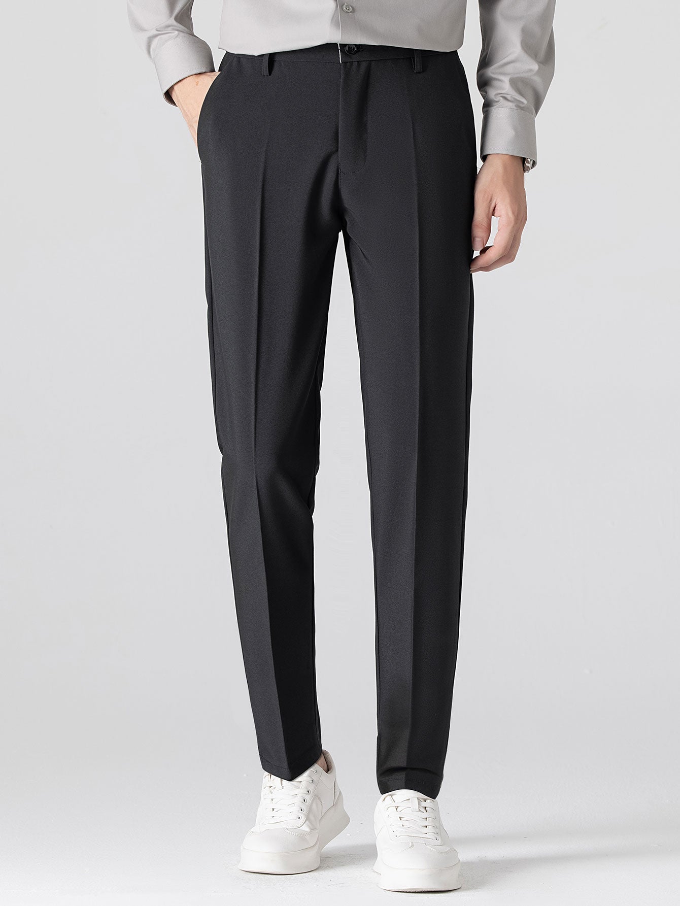 Slim Fit Tapered Trousers — North Row | Lifestyle