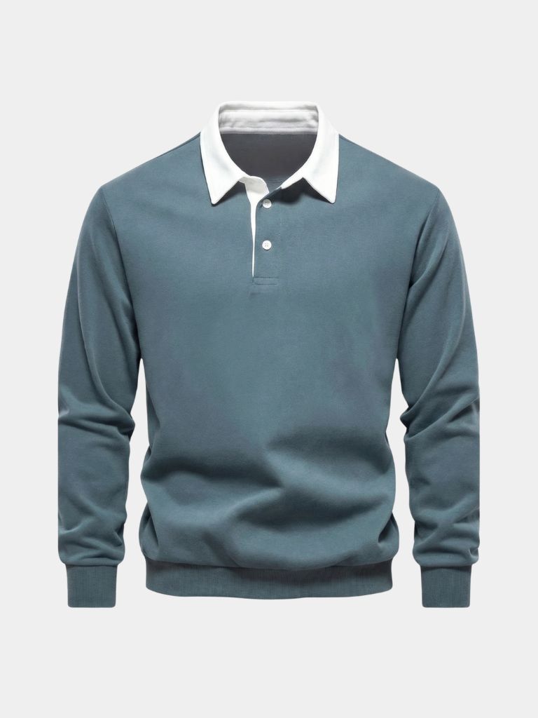 Old Money Essential Polo Shirt — North Row | Full Length