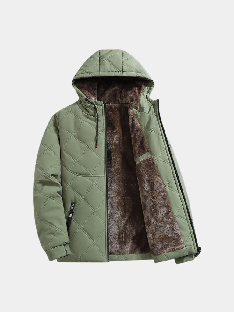 Slate Cavalier Zip Jacket — North Row | Front View