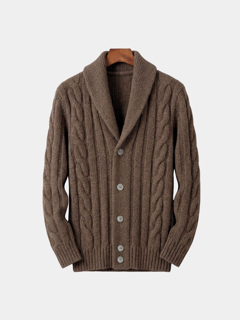 Men's Knitted Cardigan — North Row | Worn Look