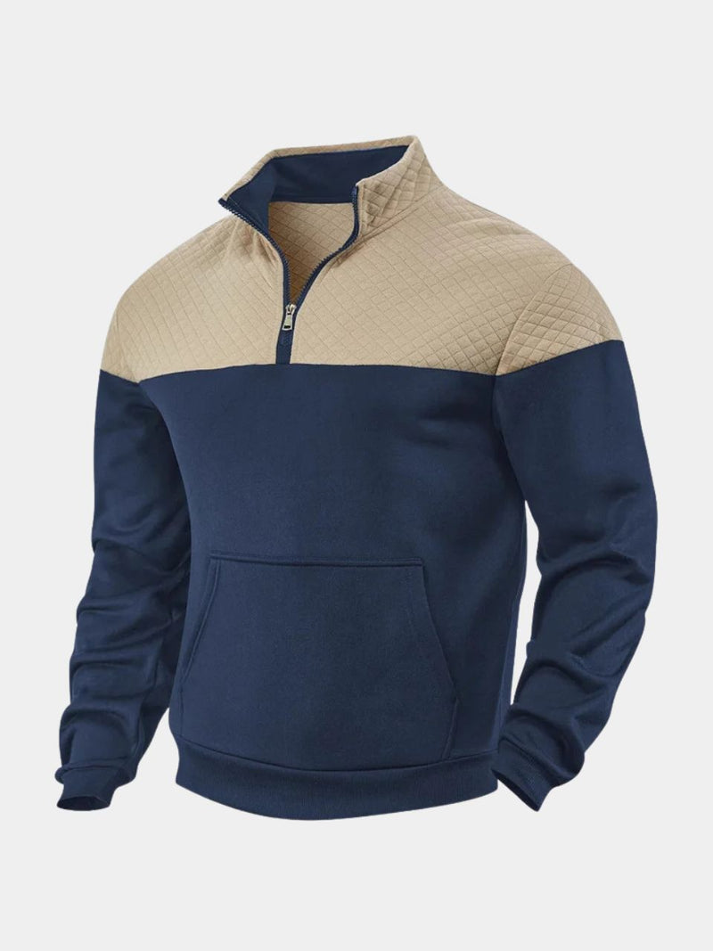 Cambridge Dual-Tone Winter Pullover — North Row | Front View