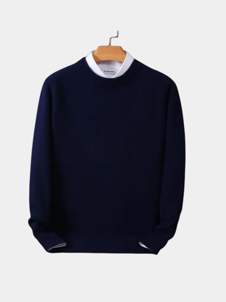 Linear Core Cotton Pullover — North Row | Worn Look