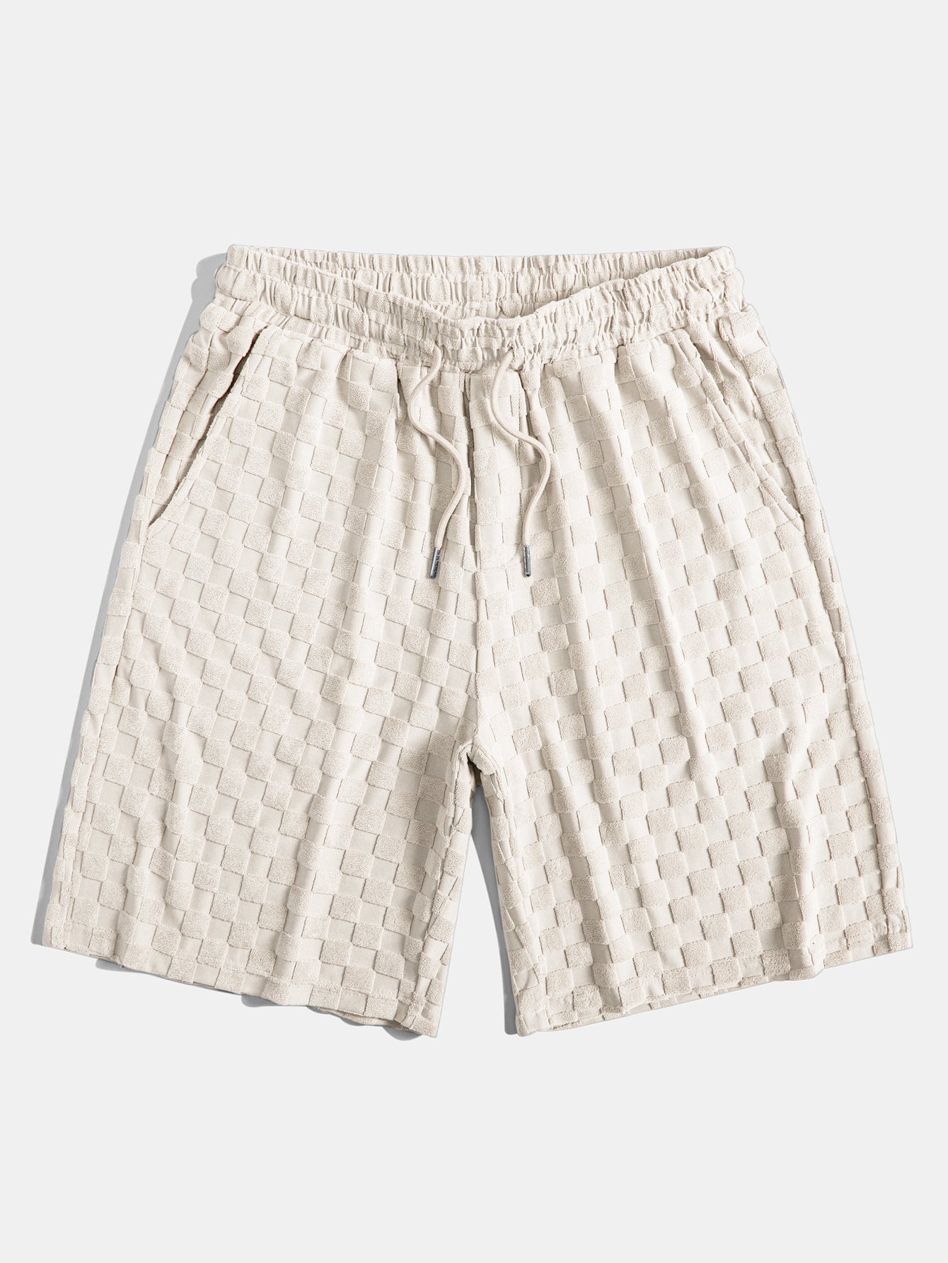 Checkerboard Terry Shirt & Shorts — North Row | Full Length
