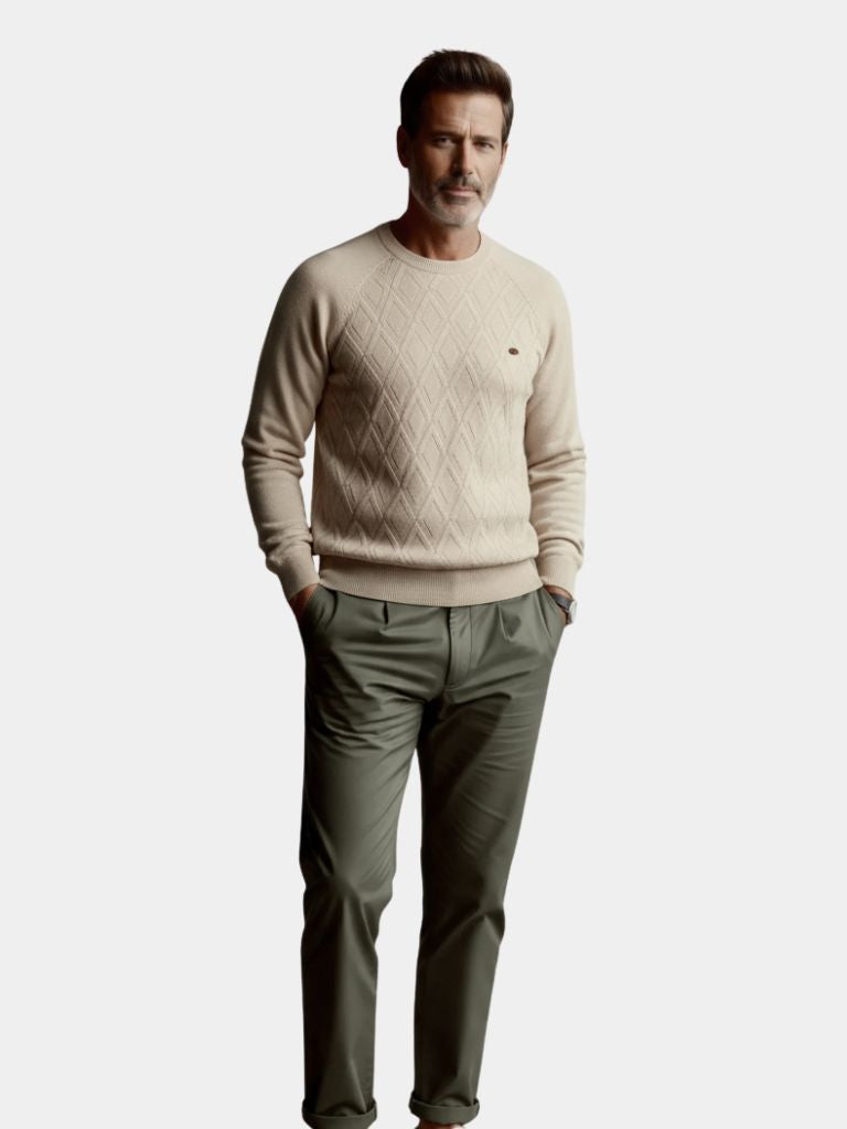 Minimalist Knit Pullover — North Row | Side View