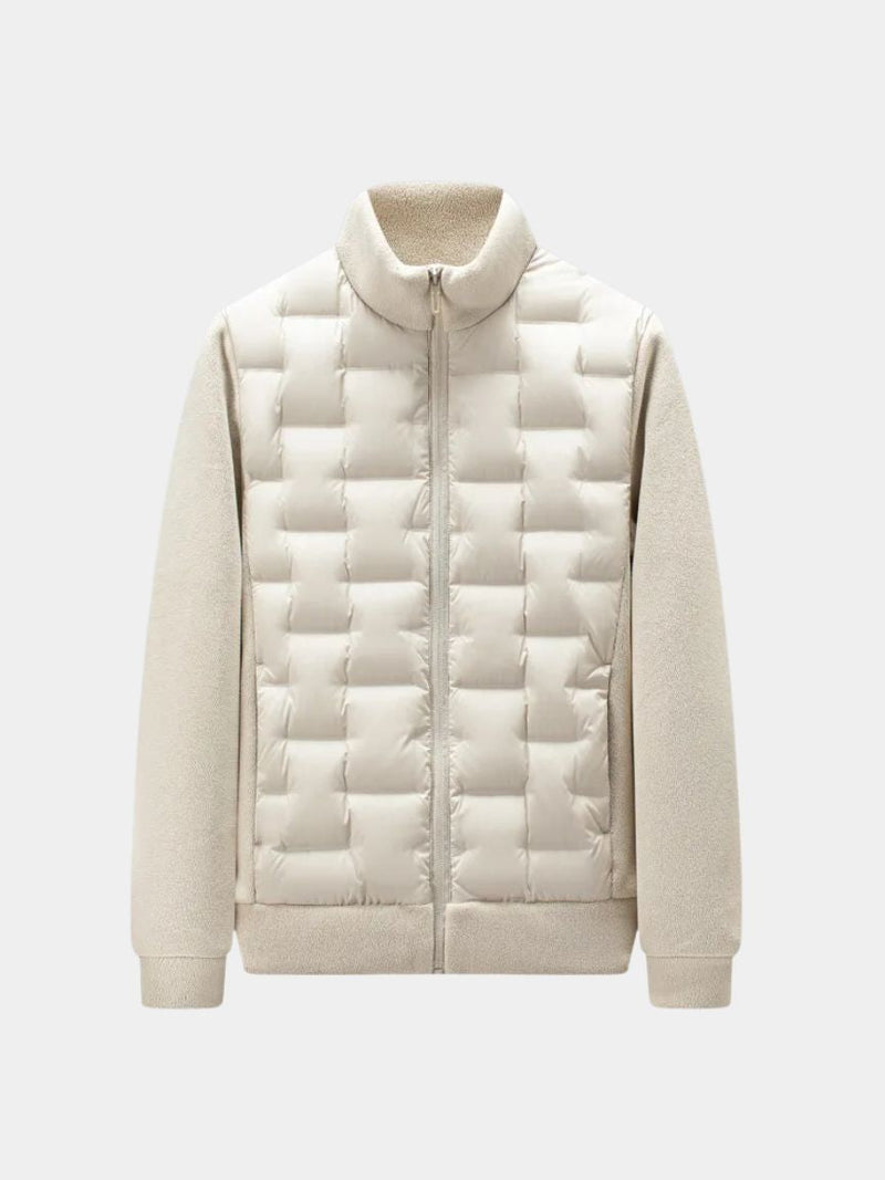 Alpine Cream Hybrid Jacket — North Row | Front View