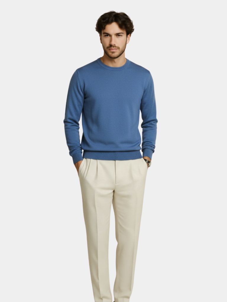 Premium Minimalist Pullover — North Row | Side View