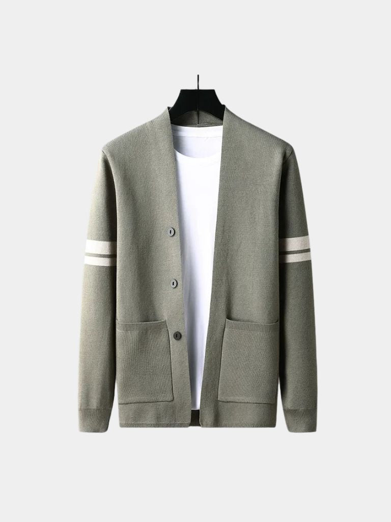 Duke Knit Cardigan — North Row | Side View