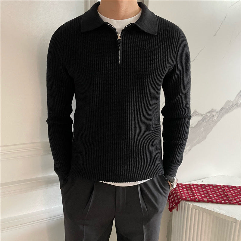 Gonjo Zipped Sweater — North Row | View 13