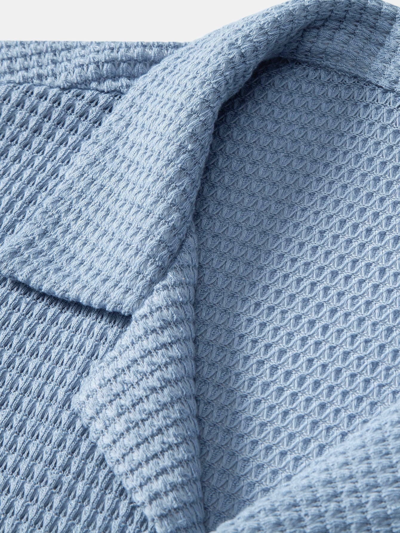 Waffle Textured Cuban Shirt & Shorts — North Row | Full Length