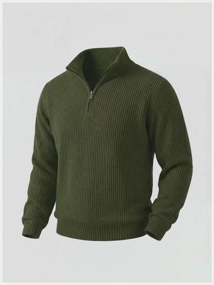 Classic Highland Quarter-Zip Sweater - North Row