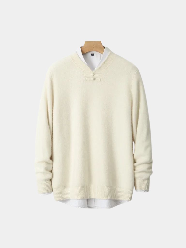 Kyoto Style Merino Cashmere — North Row | Collar Detail