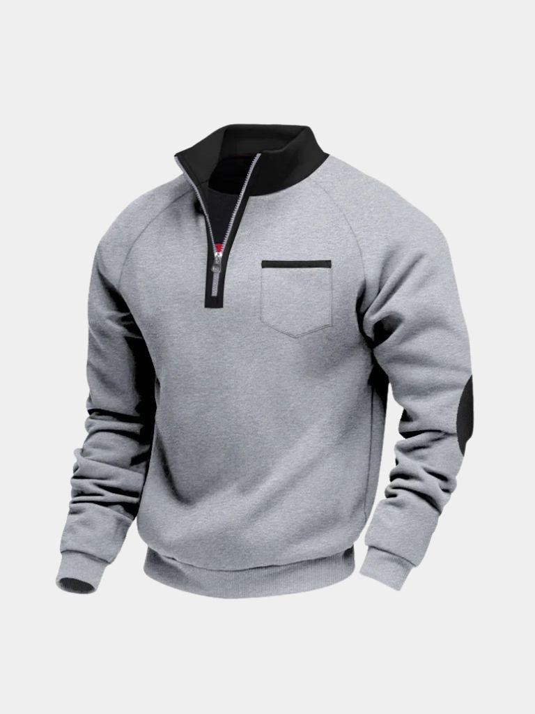 Classic Academy High Collar Pullover — North Row | Front View