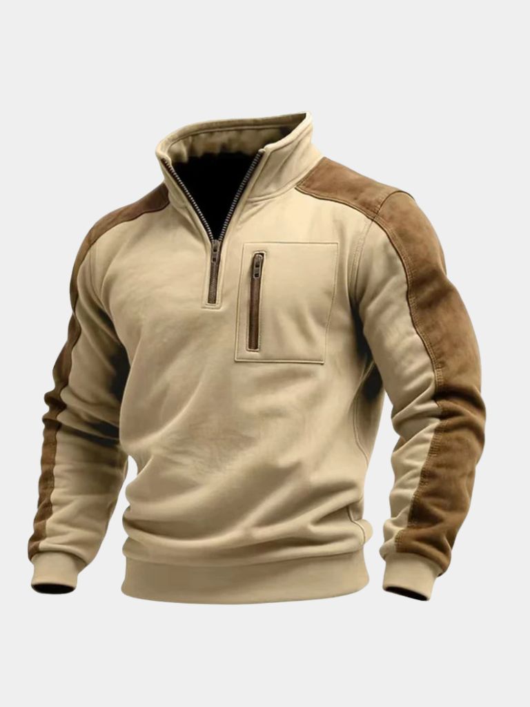 Urban Explorer High Collar Quarter Zip Pullover — North Row | Front View
