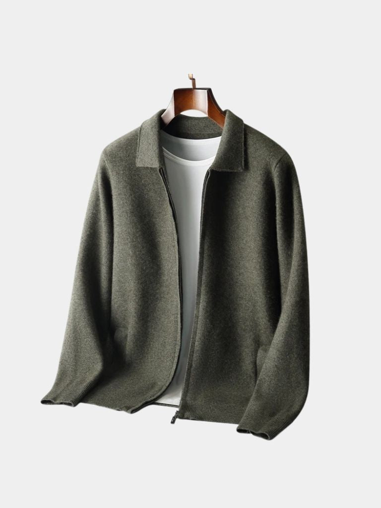 Cashmere Heritage Knit Jacket — North Row | Worn Look