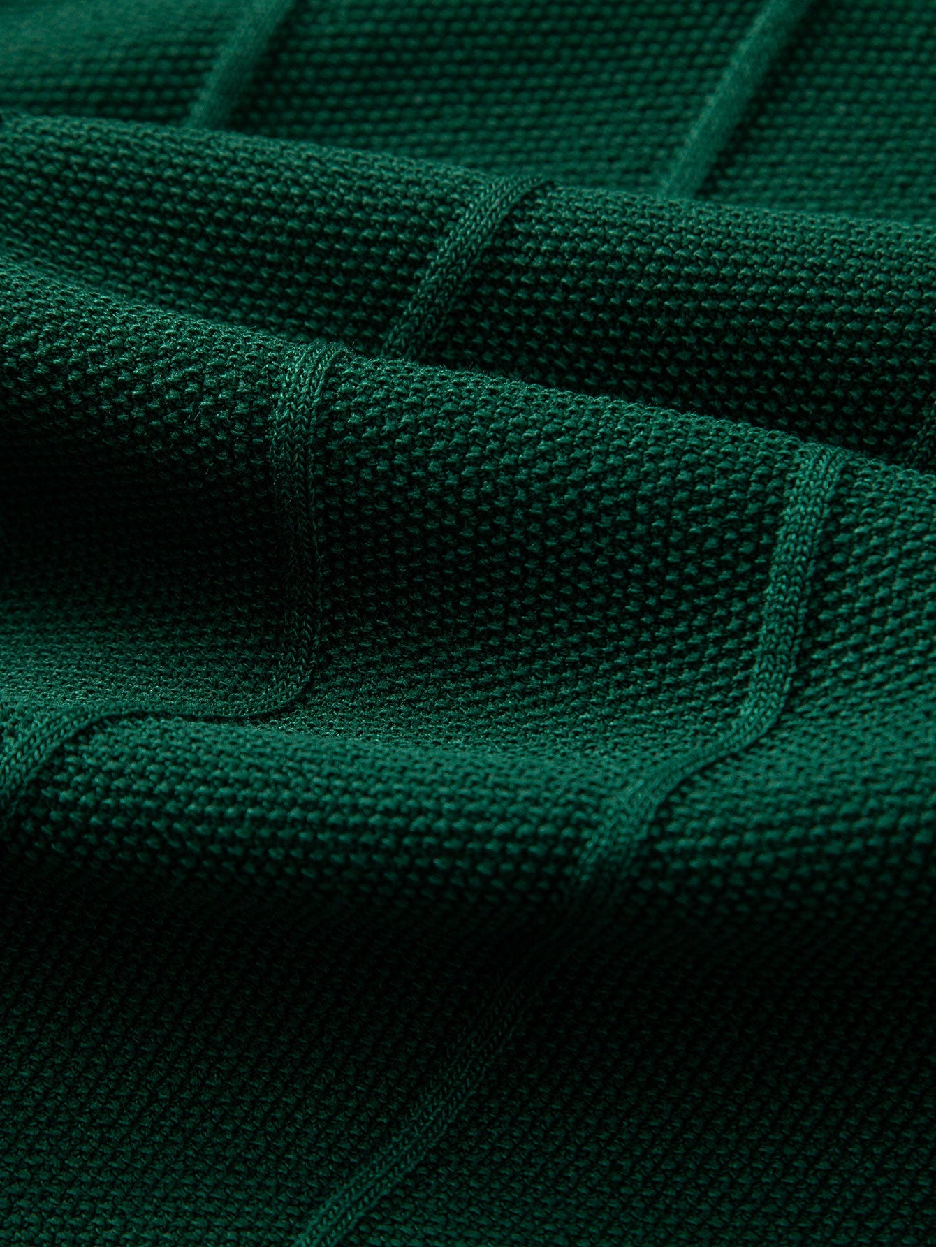 Stripe Jacquard Knit Polo Shirt & Straight Leg Ribbed Pants — North Row | View 23