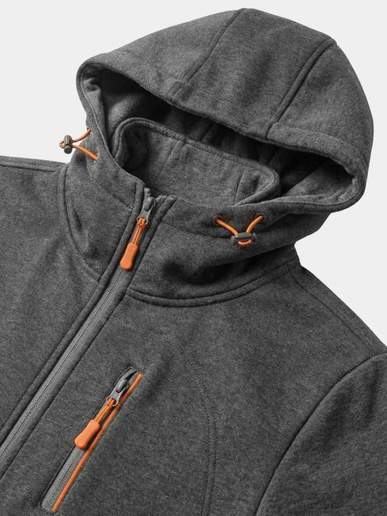 Outland Utility Zip Hoodie — North Row | Detail View