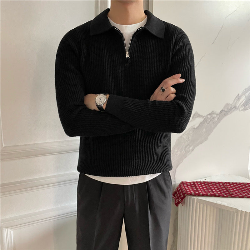 Gonjo Zipped Sweater — North Row | View 15