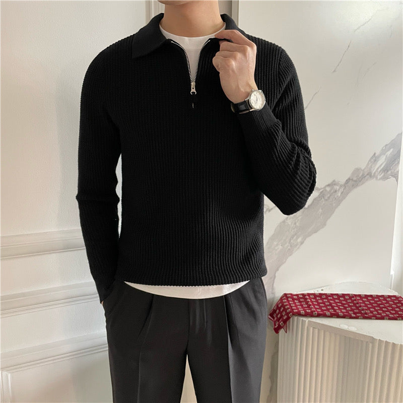 Gonjo Zipped Sweater — North Row | View 17