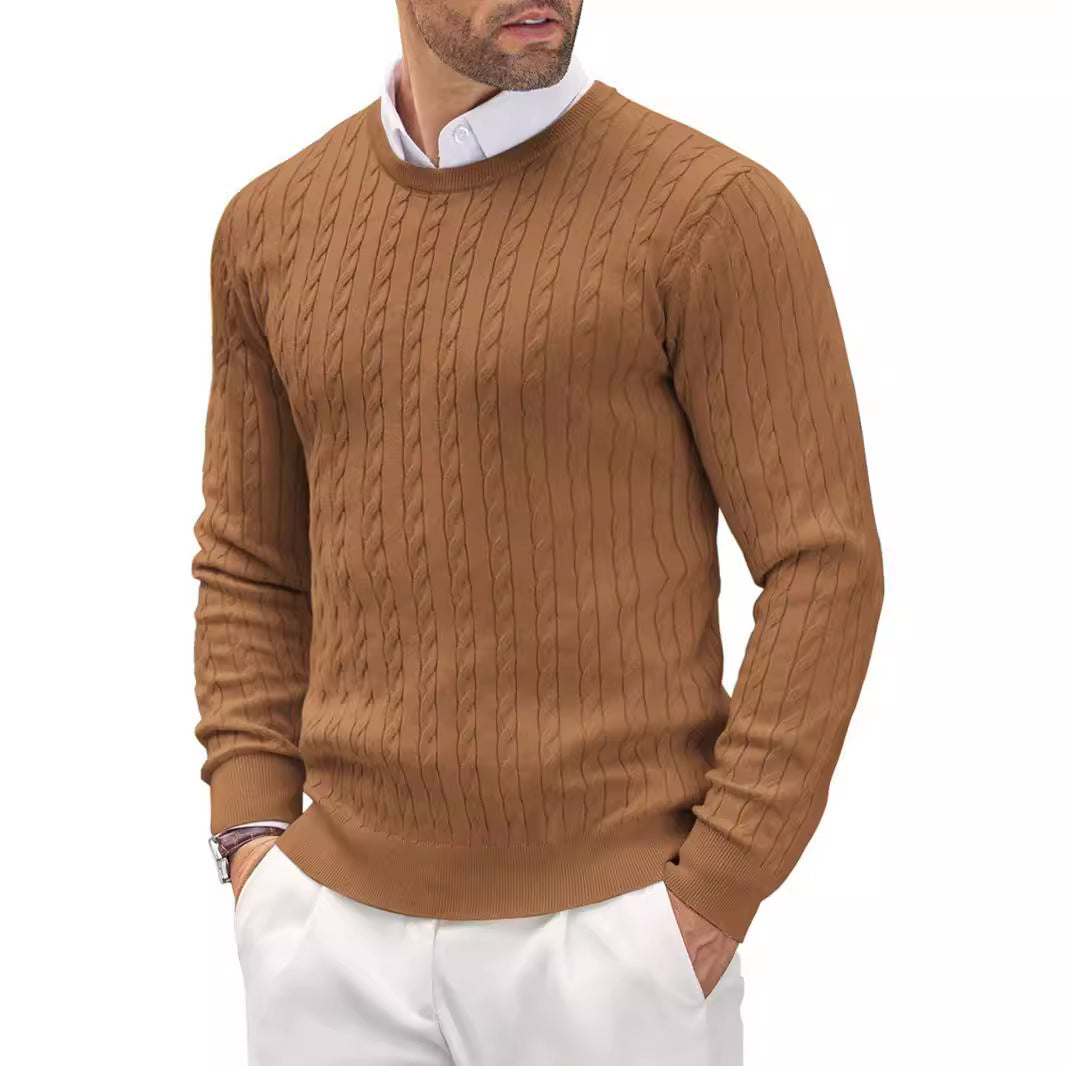 Chamon Cable Sweater — North Row | Side View