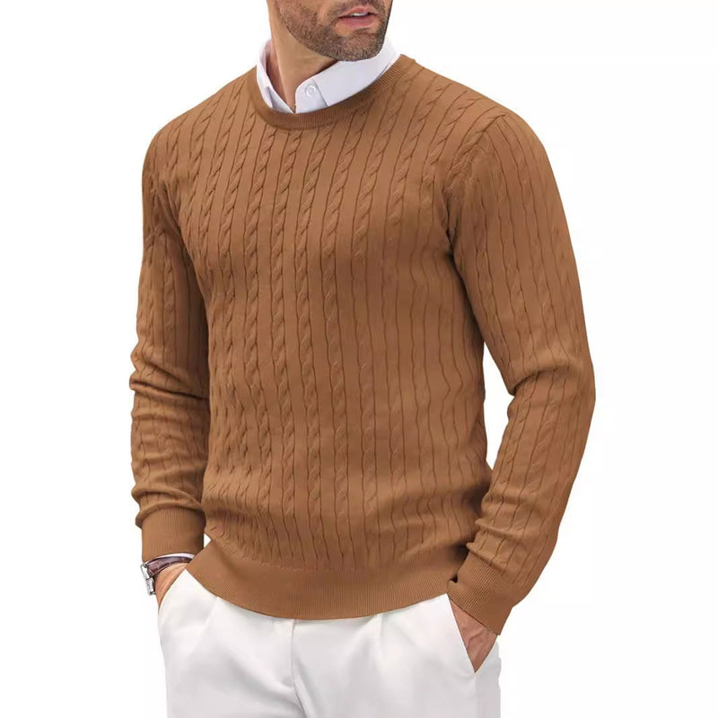 Chamon Cable Sweater — North Row | Side View