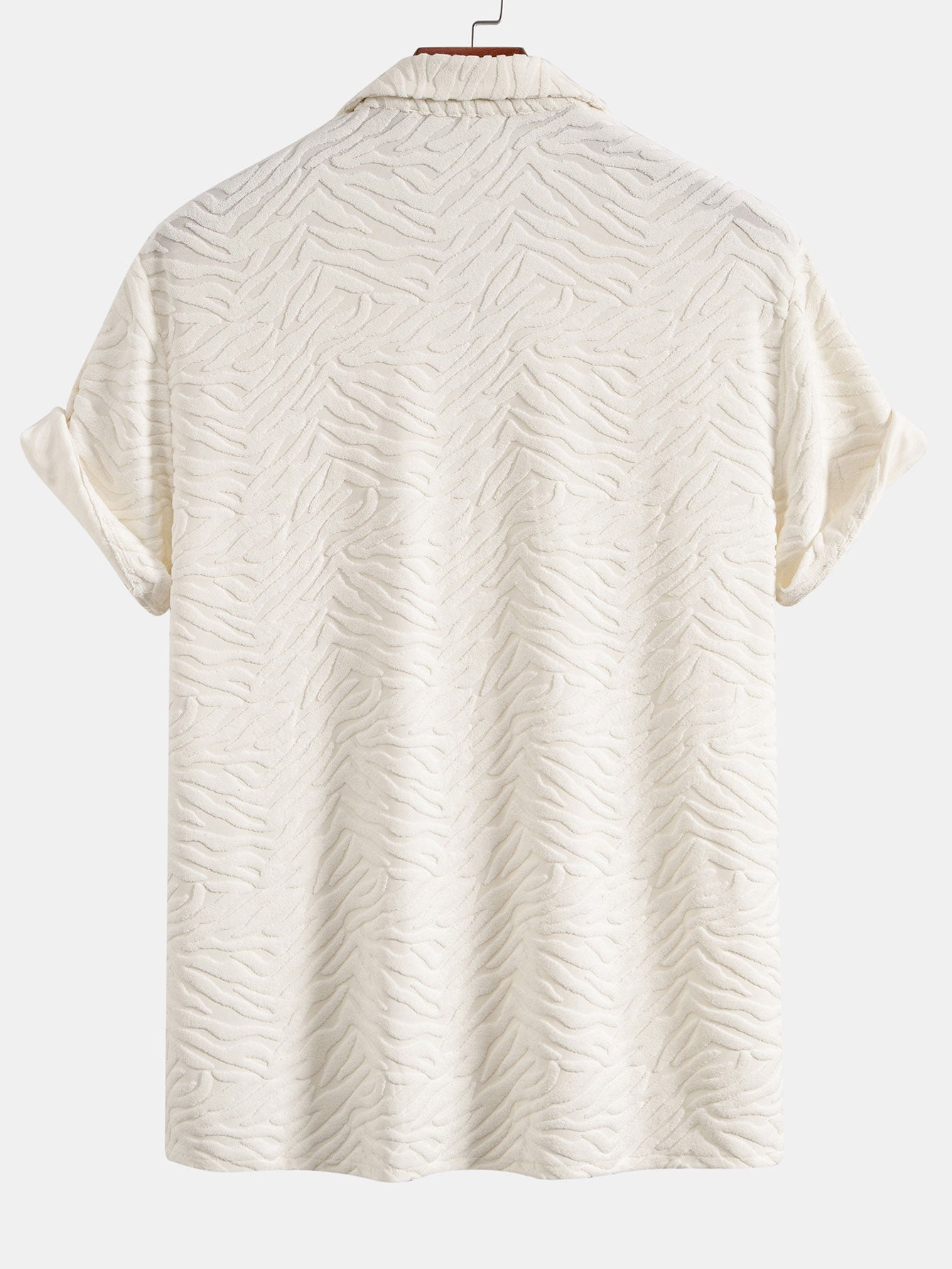 Animal Texture Terry Cuban Shirt & Shorts — North Row | Worn Look