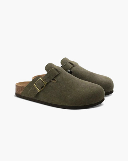 Suede Clogs - North Row