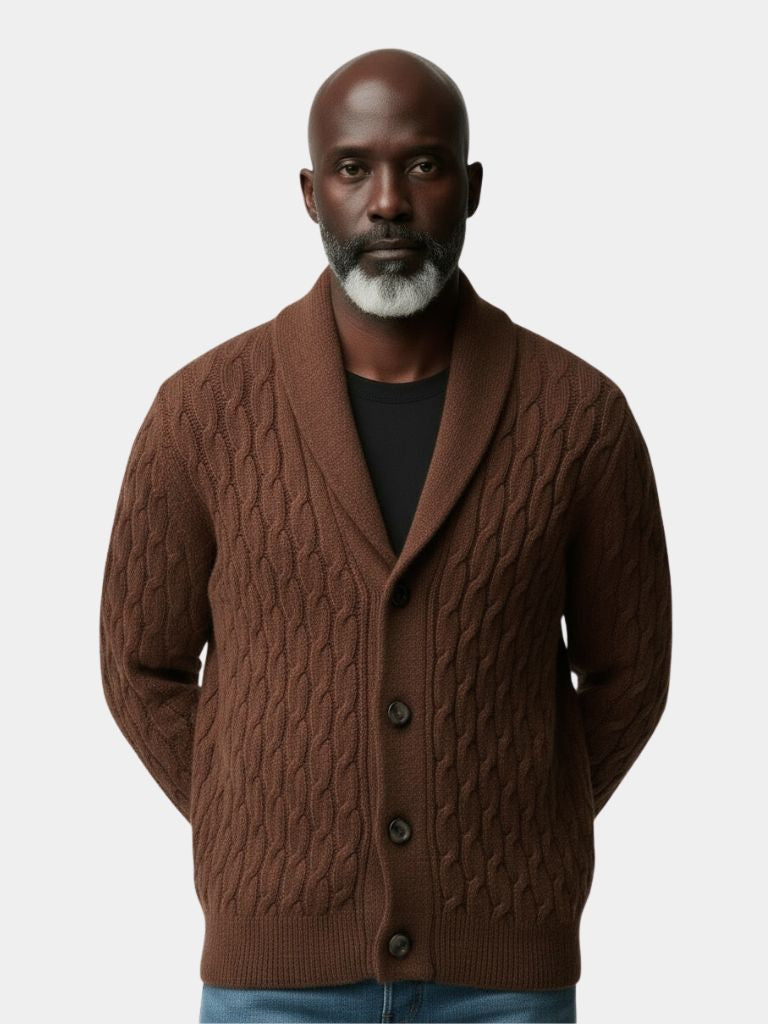 Cozy Classic Cardigan — North Row | Front View