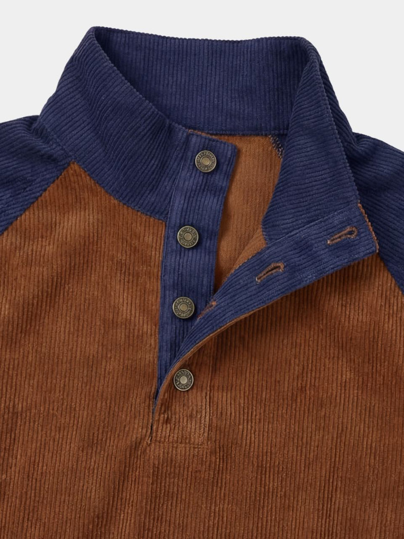 Buckridge Casual Corduroy Pullover — North Row | Side View