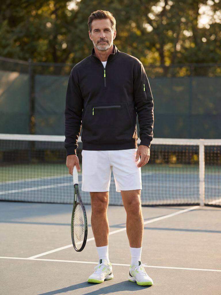 Regent Utility Quarter-Zip — North Row | Close-Up