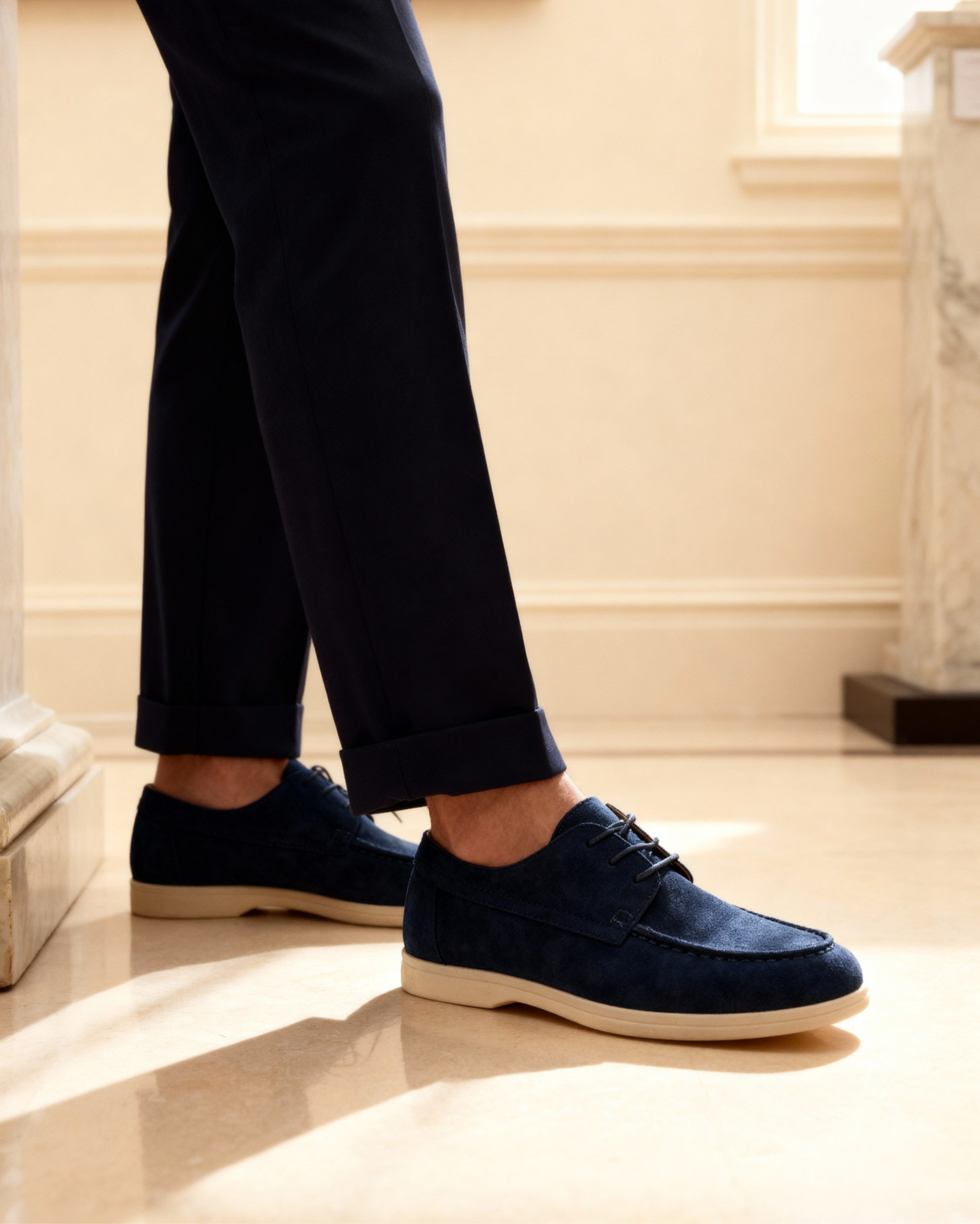 Premium Suede Lace Shoes — North Row | View 16