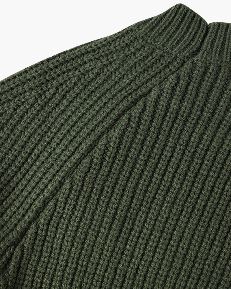 Cotton Sweater — North Row | Collar Detail