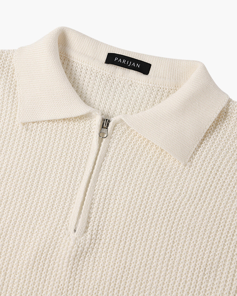 Gonjo Zipped Sweater — North Row | Lifestyle