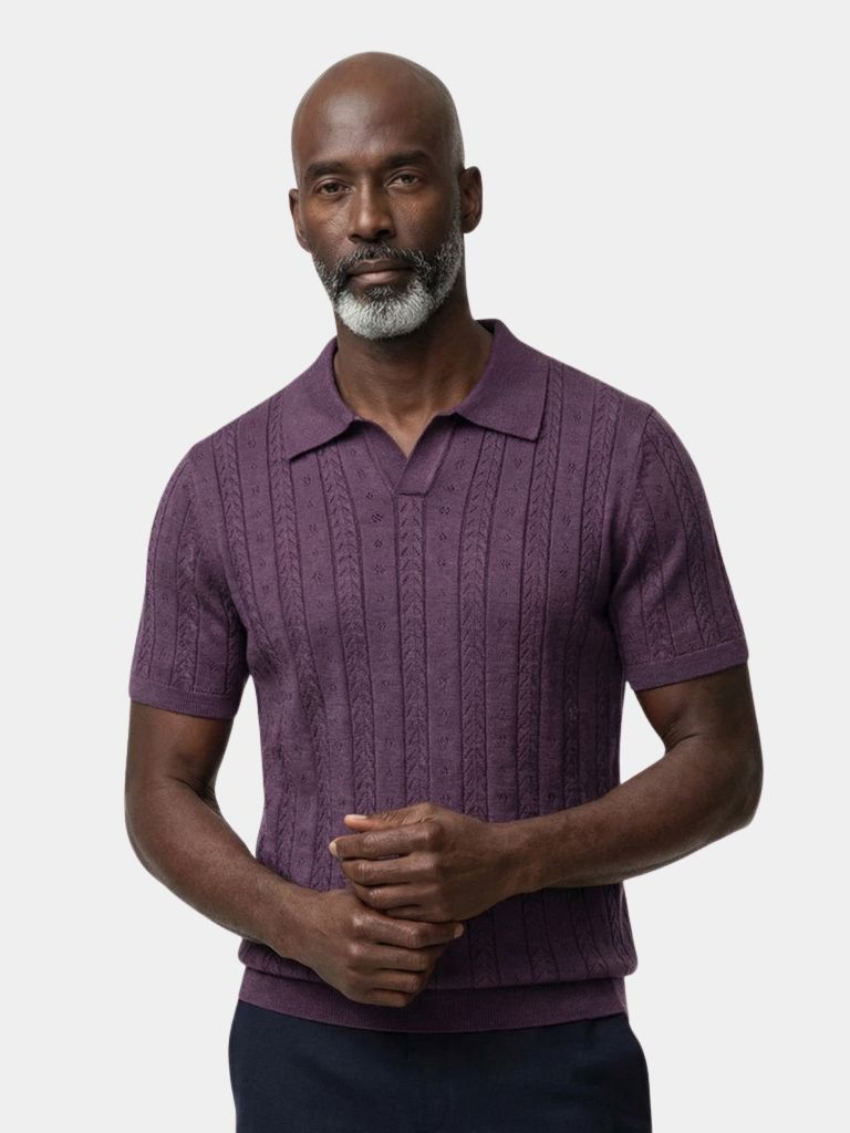 Classic Fit Business Polo Shirt — North Row | Front View