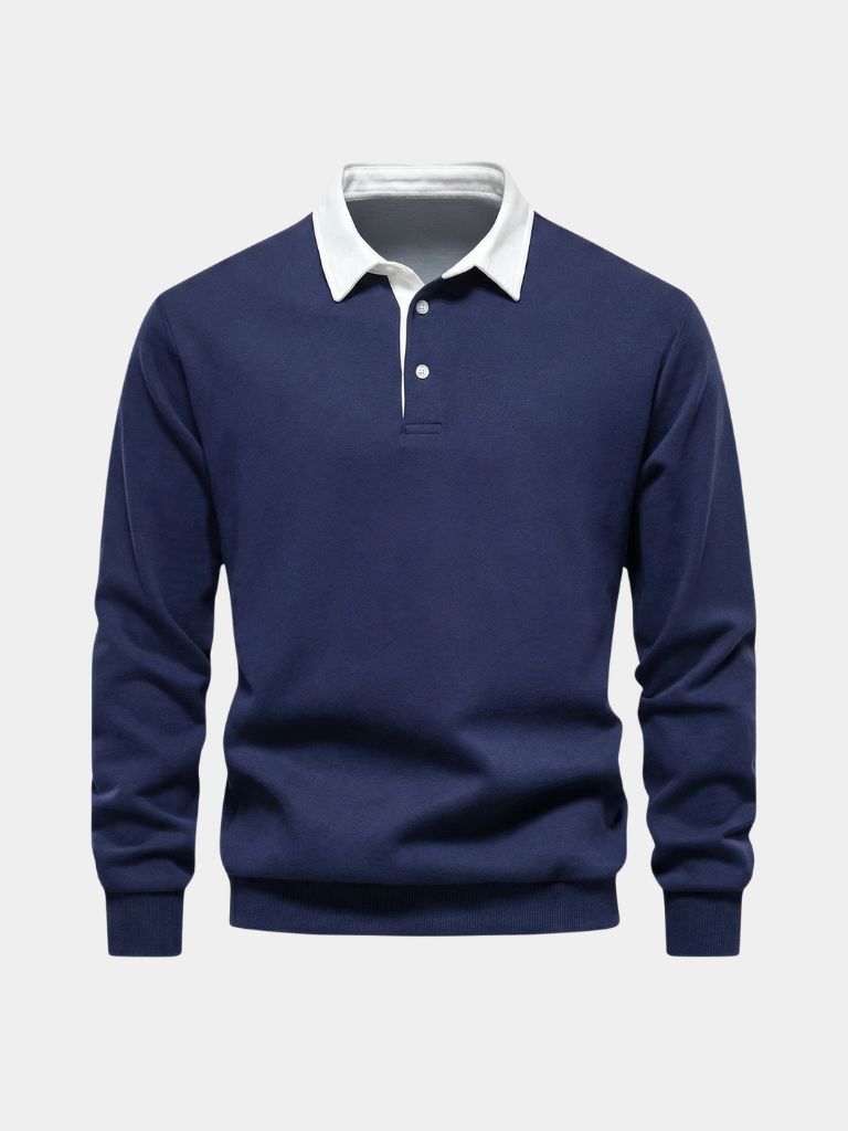 Old Money Essential Polo Shirt — North Row | Side View