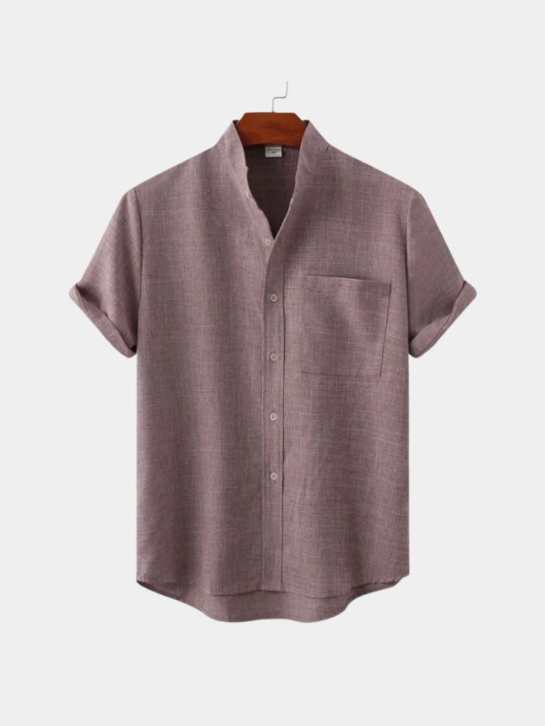 Executive Resort Linen Shirt — North Row | Full Length