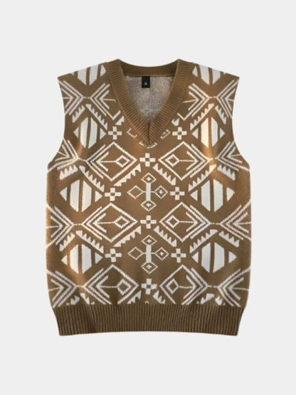Academic Retro Knit Vest - North Row