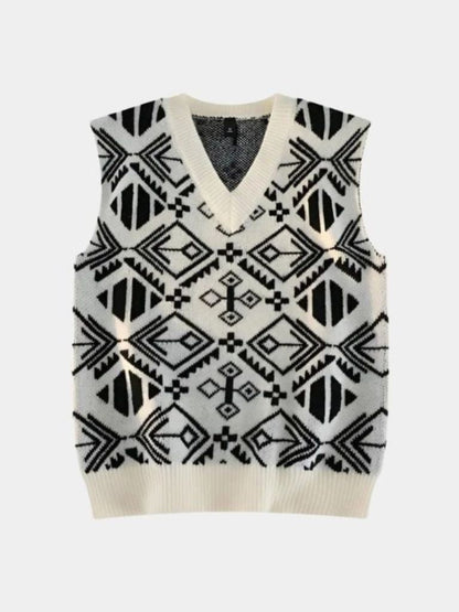 Academic Retro Knit Vest - North Row