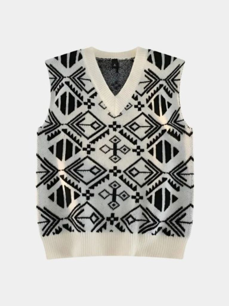 Academic Retro Knit Vest - North Row