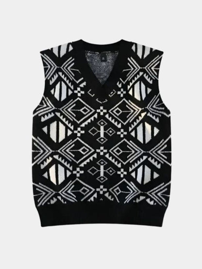 Academic Retro Knit Vest - North Row