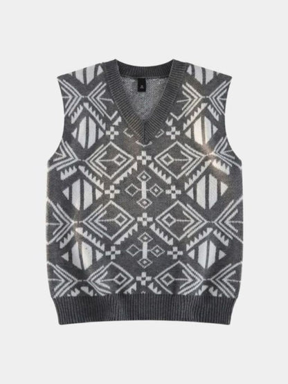 Academic Retro Knit Vest - North Row