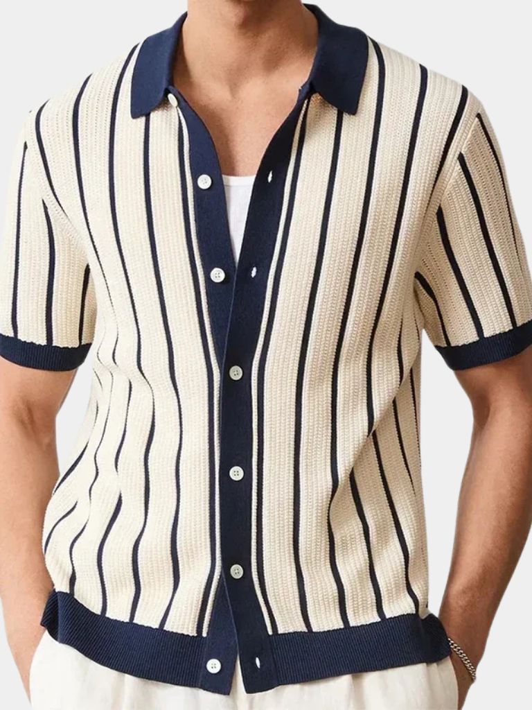 Atlantic Frame Knit Polo — North Row | Lifestyle