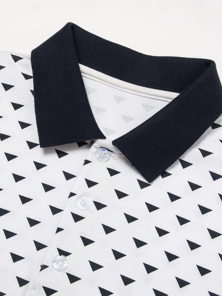 Belmont Navy Polo — North Row | Detail View
