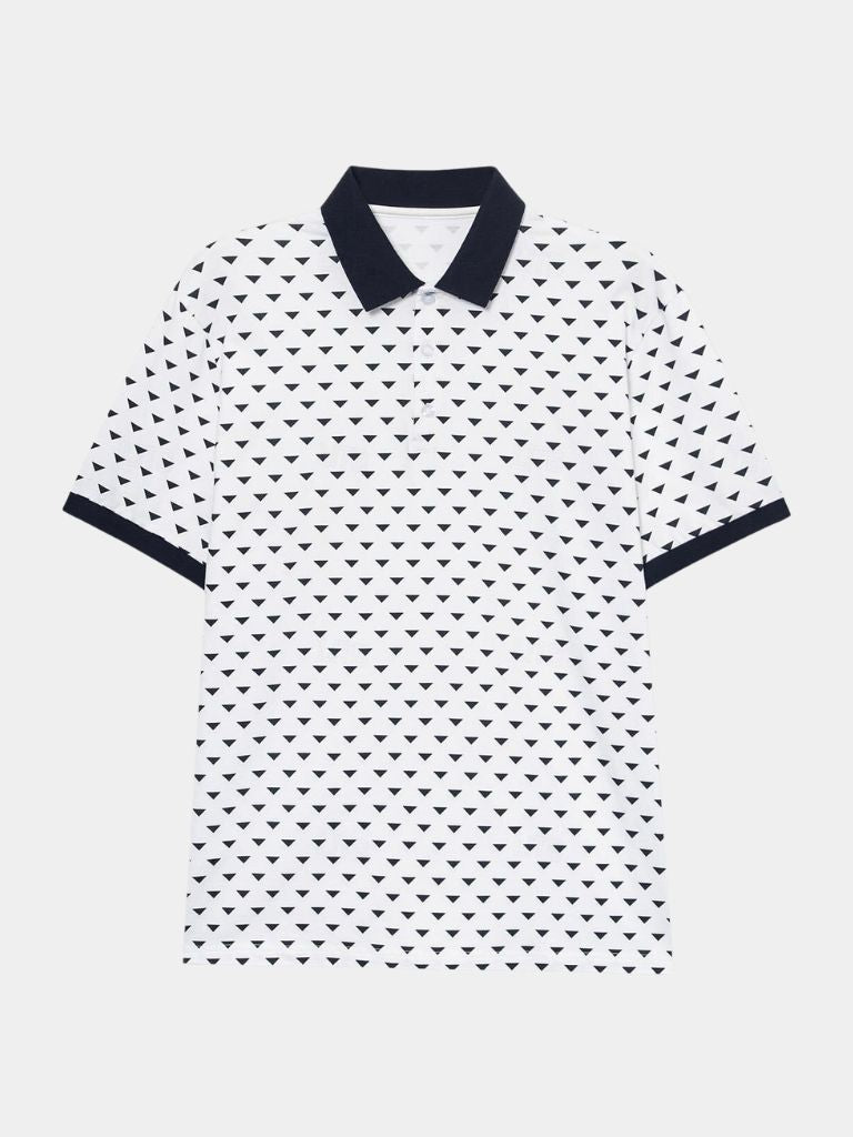 Belmont Navy Polo — North Row | Side View