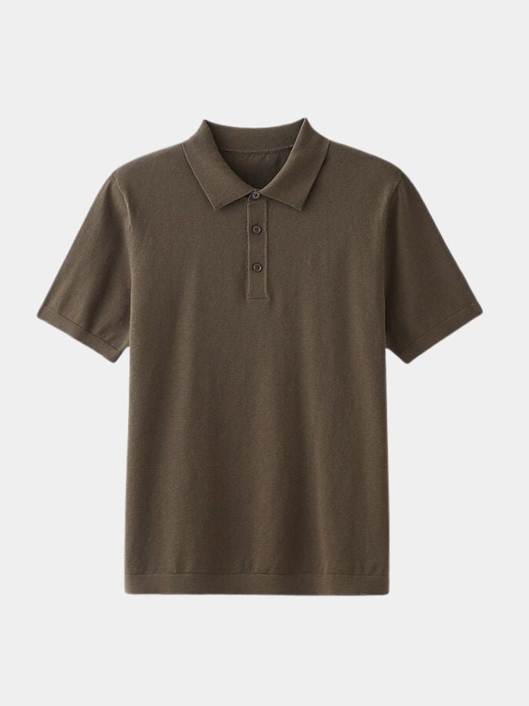 Breeze Field Polo — North Row | Collar Detail