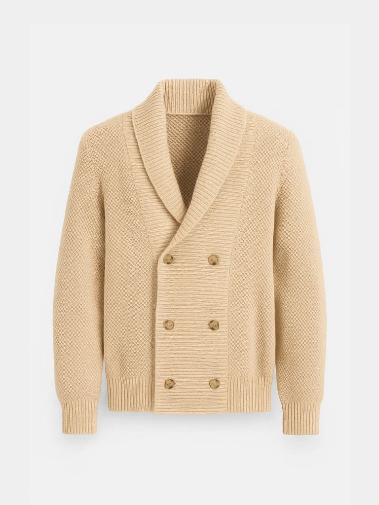 British Elegant Knit Cardigan — North Row | Side View