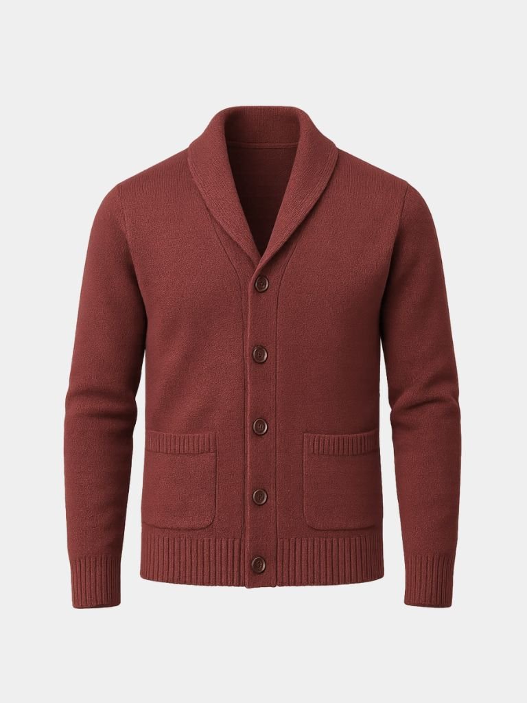 British Knit Cardigan — North Row | Side View