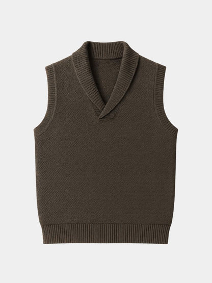 British Knit Vest Waistcoat - North Row